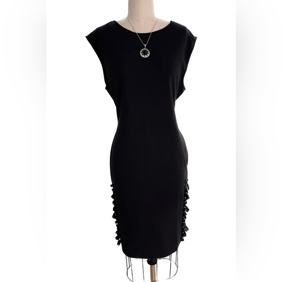 NWT LA BELLE ROC | black dress Size XL New Stretch Sexy - Picture 1 of 15